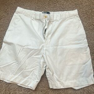 Men’s white Ralph Lauren shorts